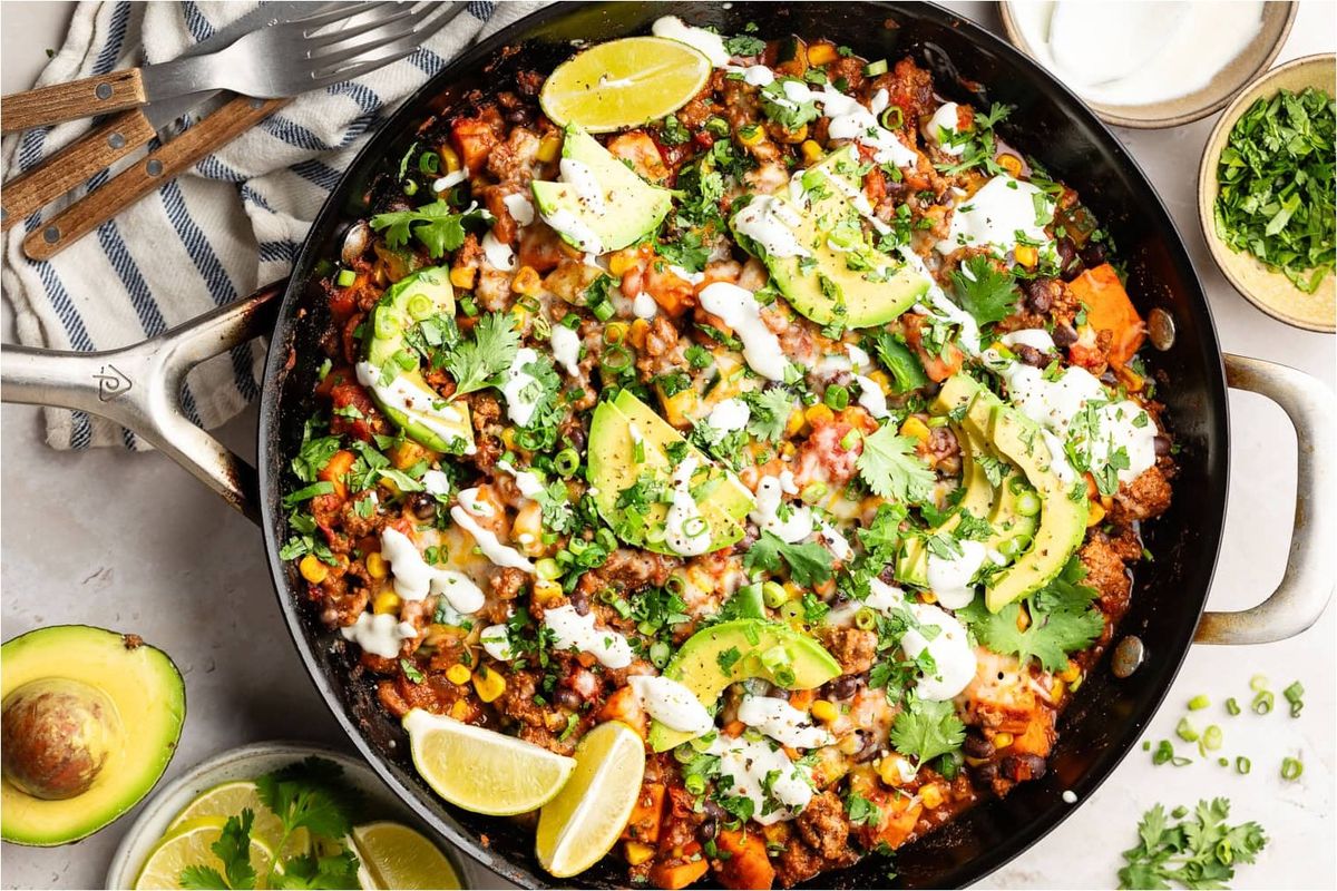 zucchini-and-ground-beef-skillet-recipe